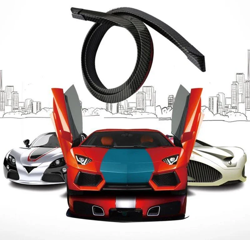 5D Carbonfaser-Autospoiler Styling DIY Spoilerflügel Sport-Heckspoiler Auto-Styling Umbau-Spoiler Universal 1,5m Länge – Detail 1