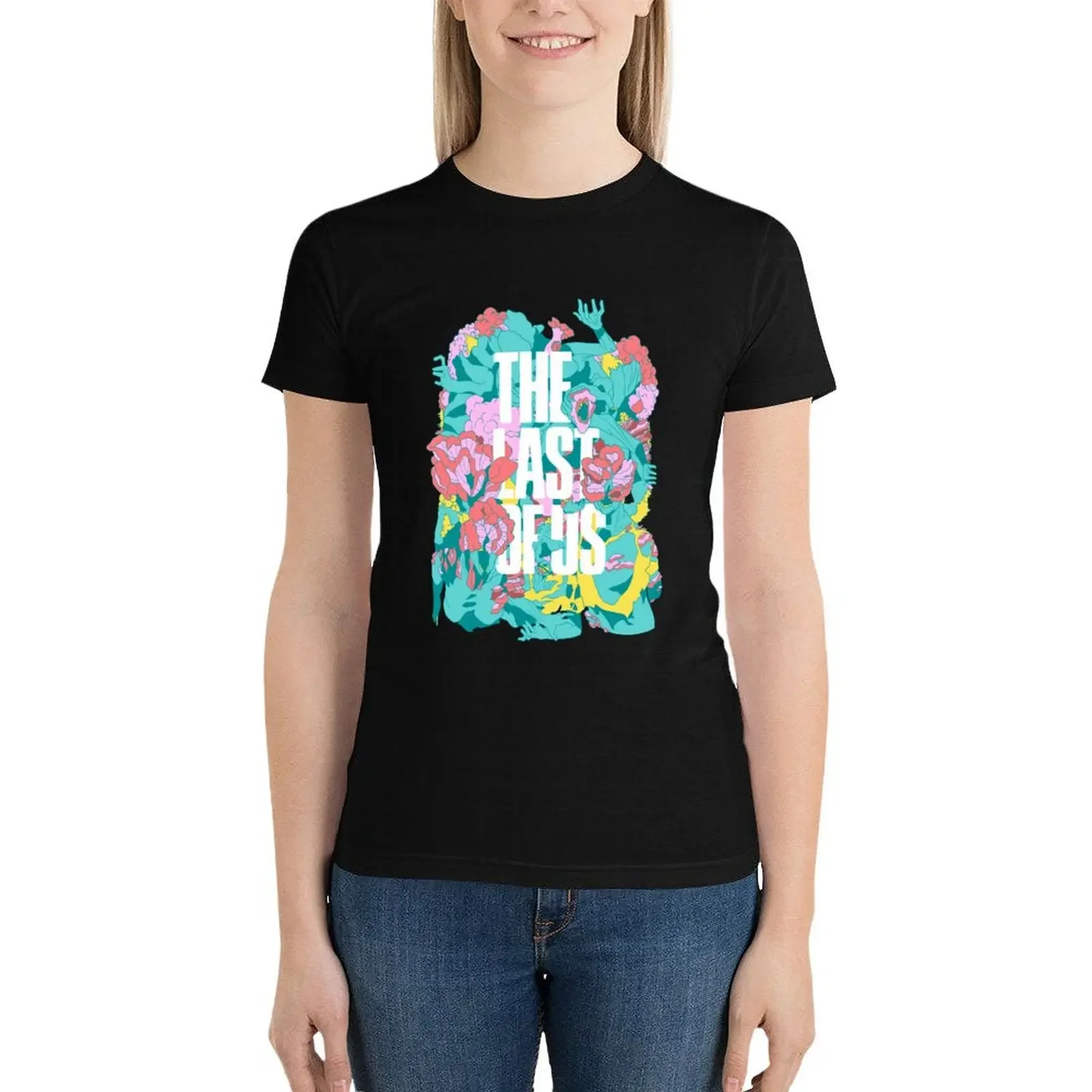 Clicker Horde (The Last of Us) T-Shirt Short sleeve tee hippie clothes Female clothing t shirt dress Women