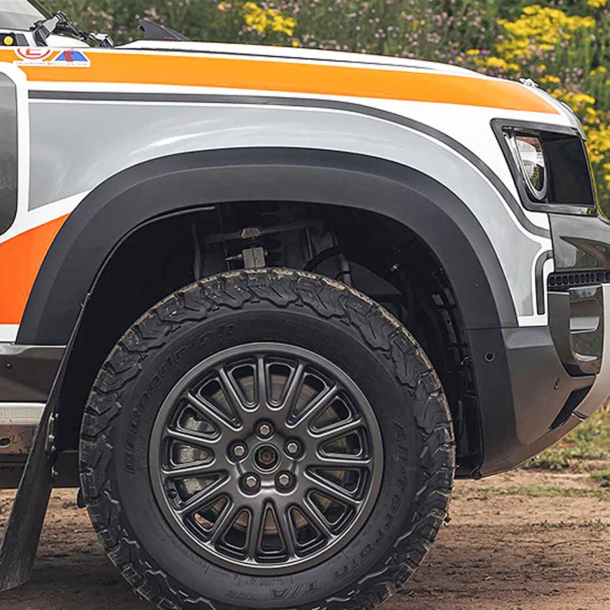 

Автомобильные бамперы, колесная арка для Land Rover Defender 110 L663 2020-2022, обновленная широкая колесная арка