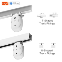 Tuya Curtain Motor for T U Track WIFI Tuya Automatic Open Smart Electric Curtain Robot APP Voice Control AlexaJAS