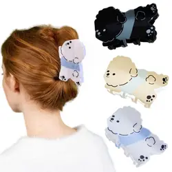 1pc Design a Teddy Dog High Beauty Cartoon Grip Clip for Pet Hair, Large, Small, and Unique Shark Clip