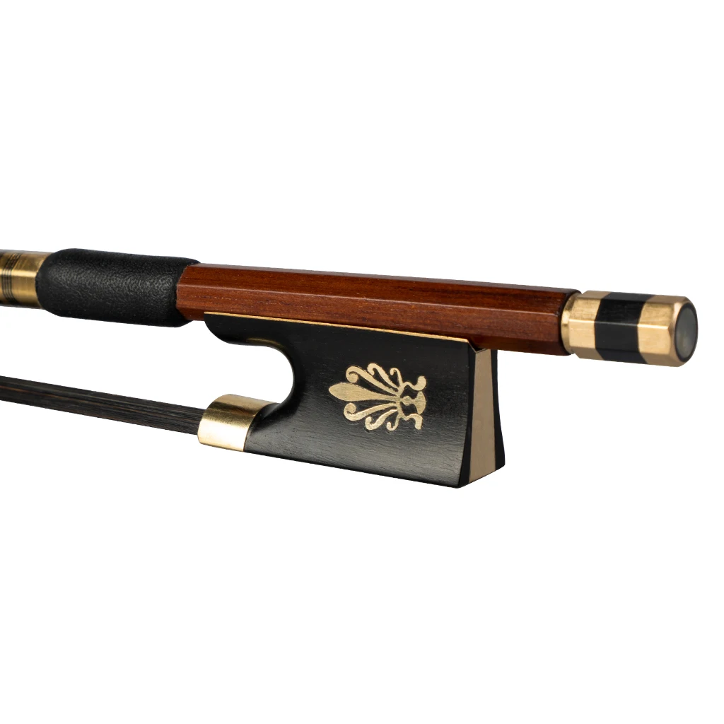 

Advanced Level High Quality Pernambuco Violin Bow With Beautiful Ebony Frog Full Size 4/4 Fiddle Quick Response