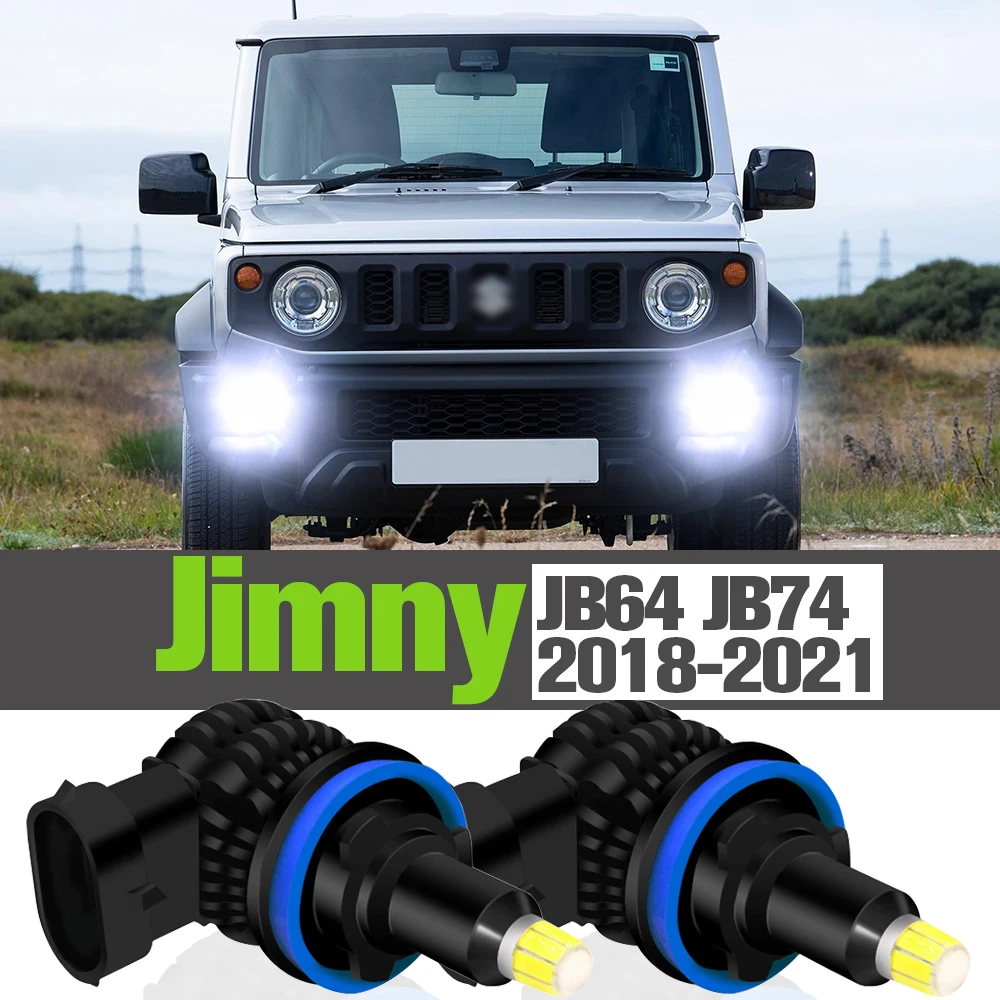 2x LED Fog Light Accessories Lamp For Suzuki Jimny JB64 JB74 2018 2019 2020 2021