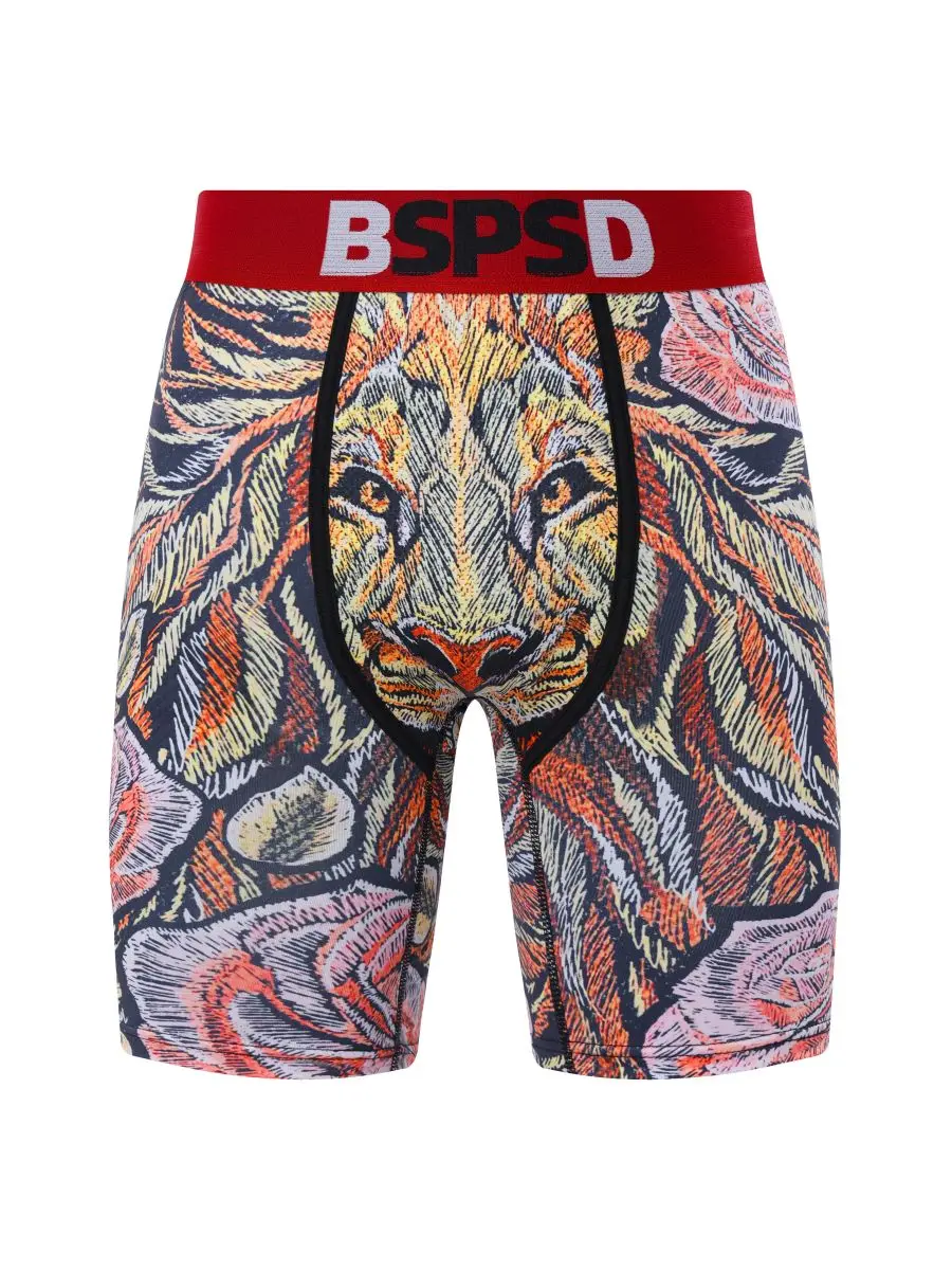 Männer Unterwäsche Boxer Mode gedruckt männliche Höschen Dessous Männer Unterhosen Boxershorts Trunks plus Größe atmungsaktive Herren Boxer