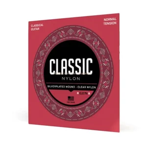 BATHING THE SILVER WRENGE GUITAR CORDS, Nylon Nucleus, Claro, Student Trebles, Normal Tension, Classic, Nylon, EJ27N 10 main sales guitar rope nylon - №5