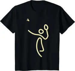 Funny Badminton Gift Idea T-Shirt Badminton Stick Figure Unisex Style Shirts for Women Men Clothing Streetwear Y2k Harajuku