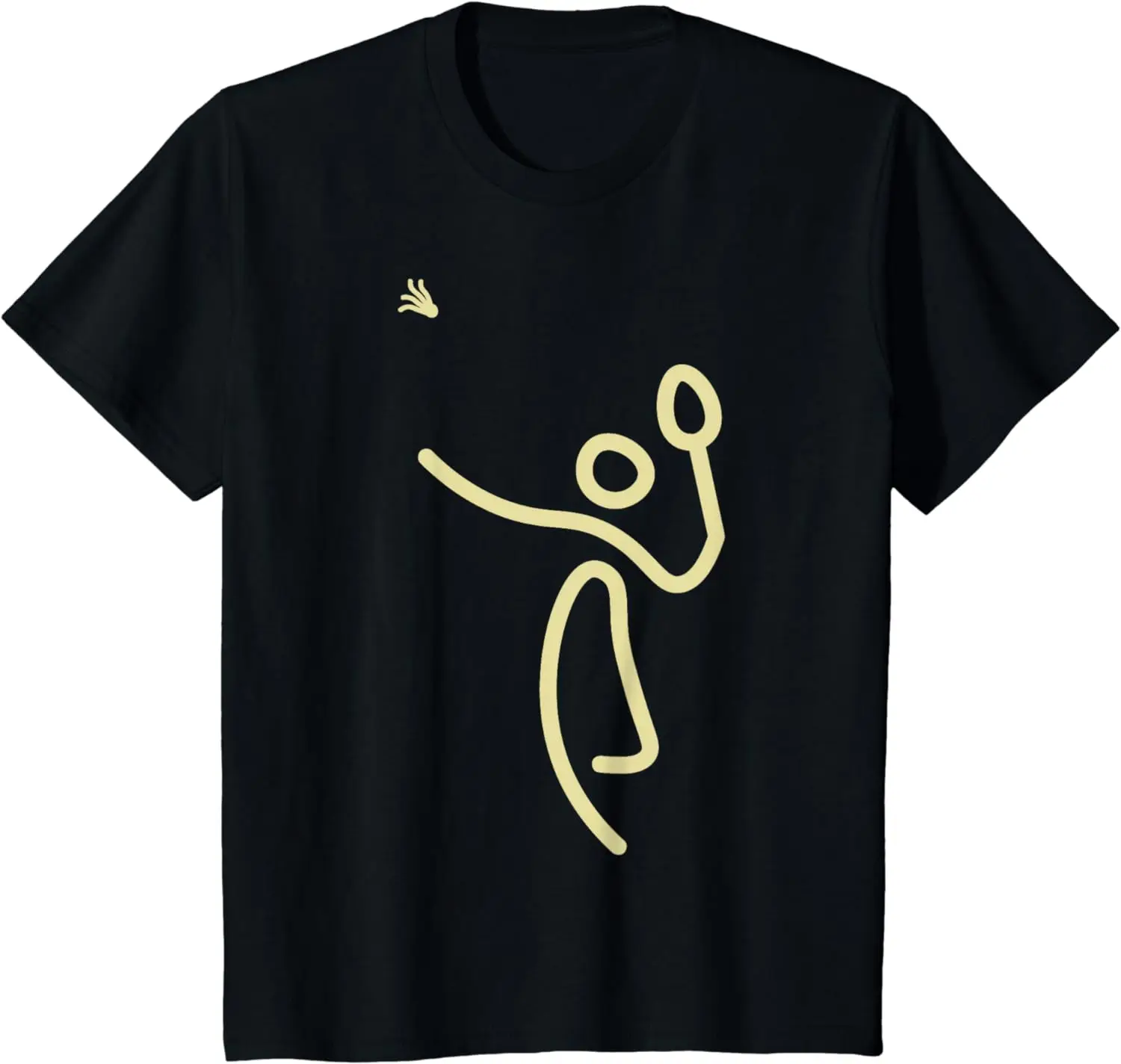 Zabawny pomysł na prezent do badmintona T-Shirt kij do badmintona rysunek koszule w stylu unisex dla kobiet odzież męska Streetwear Y2k Harajuku