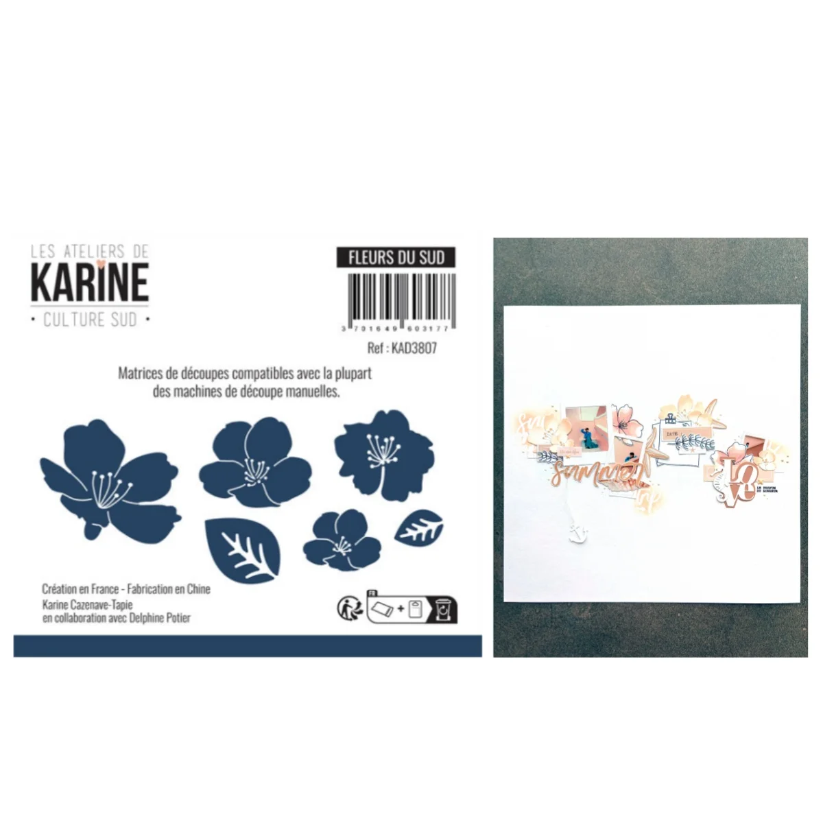 

Fleurs Metal Cutting Dies DIY Scrapbooking Embossed Handcraft Paper Gift Card Album Craft Template Decoration 2025 Summer