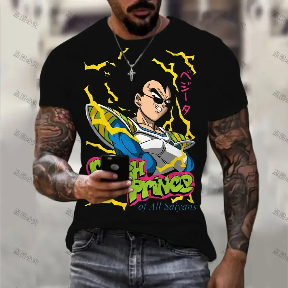 Dragon Ball Z T Shirt for Men Streetwear Goku Children's T-shirt Trend Oversized Men's Essentials 2023 High Quality Short Sleeve