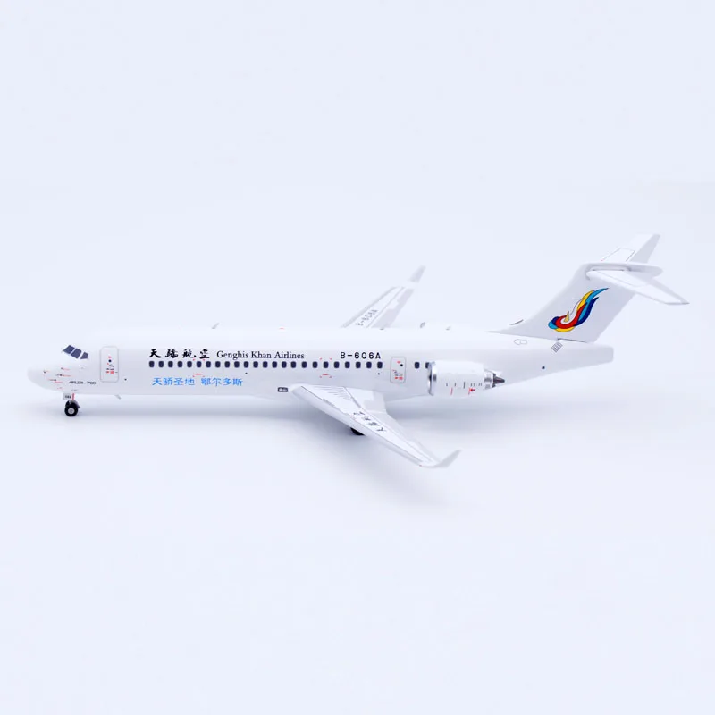 20117 Alloy Collectible Plane Gift NG Model 1:400 Genghis Khan Airlines ARJ21-700 Diecast Aircraft Jet Model B-606A