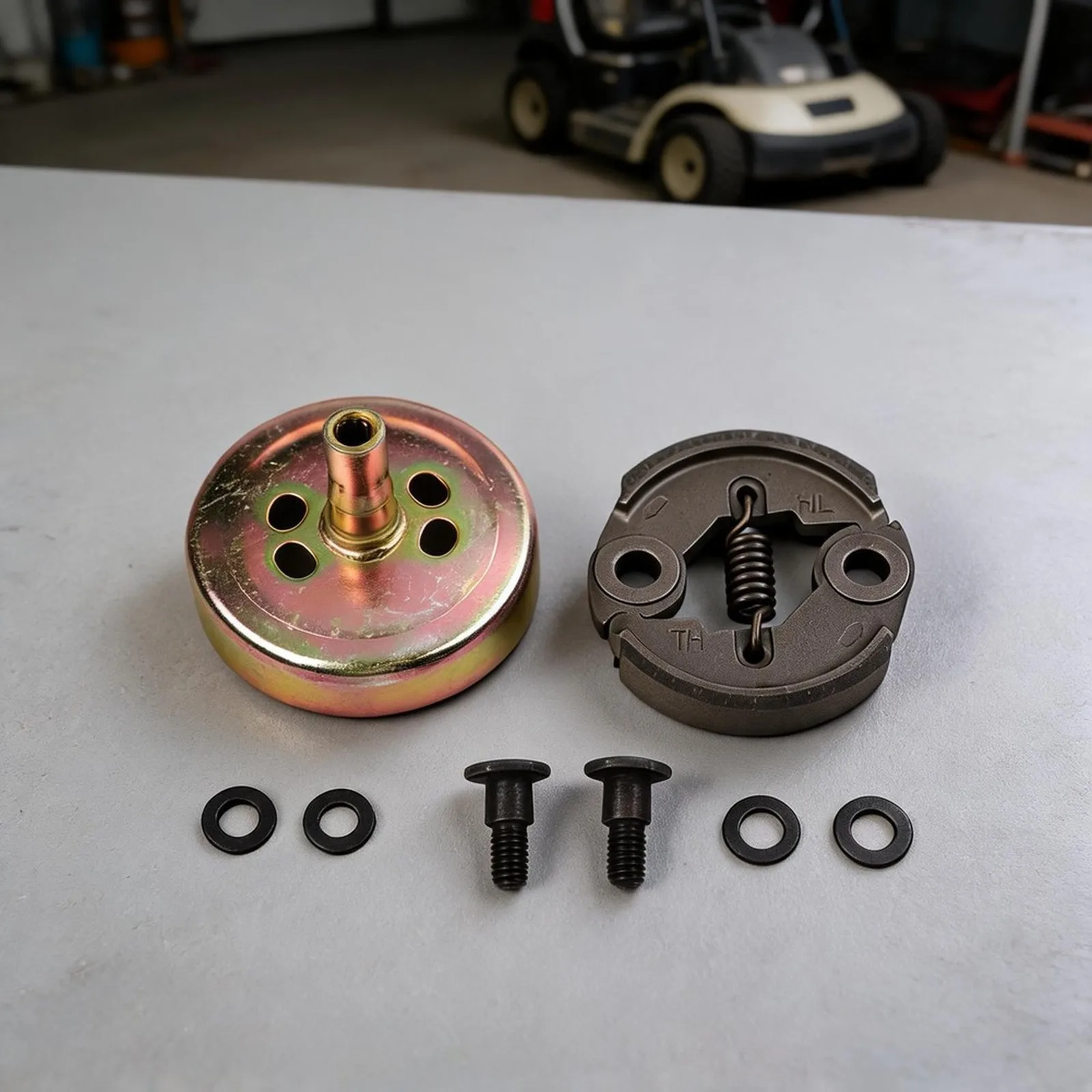 Clutch Kit for Honda GX31 and GX35 1.3HP 4-Stroke Engine Brush Cutters Matching OEM Part Compatibility and Functional Use