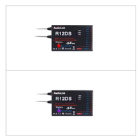 RadioLink R12DS 2.4GHz 12CH DSSS & FHSS Receiver for RadioLink AT9 AT9S AT10 AT10II Transmitter Support For SBUS PWM