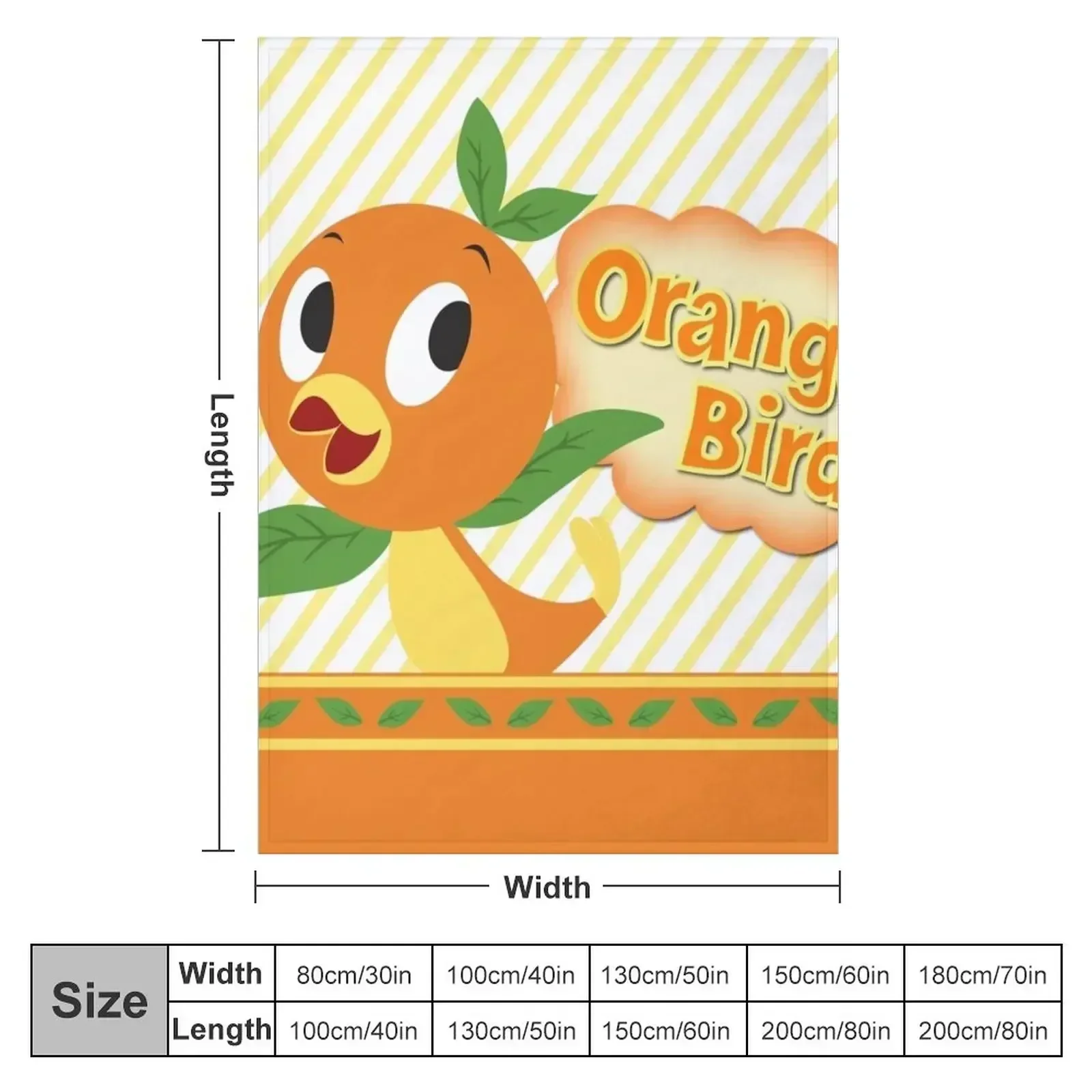 It's Orange Bird! Throw Blanket christmas gifts Thermal Giant Sofa Blankets