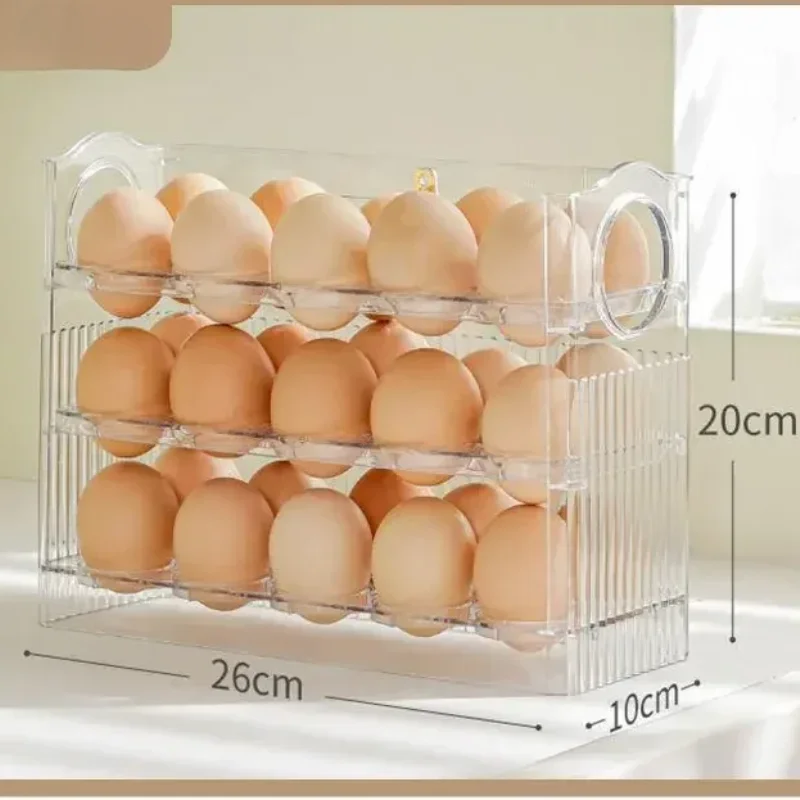 Egg Storage Box Refrigerator Organizer Food Containers Egg Fresh-keeping Case Holder Tray Dispenser Kitchen Storage Boxes