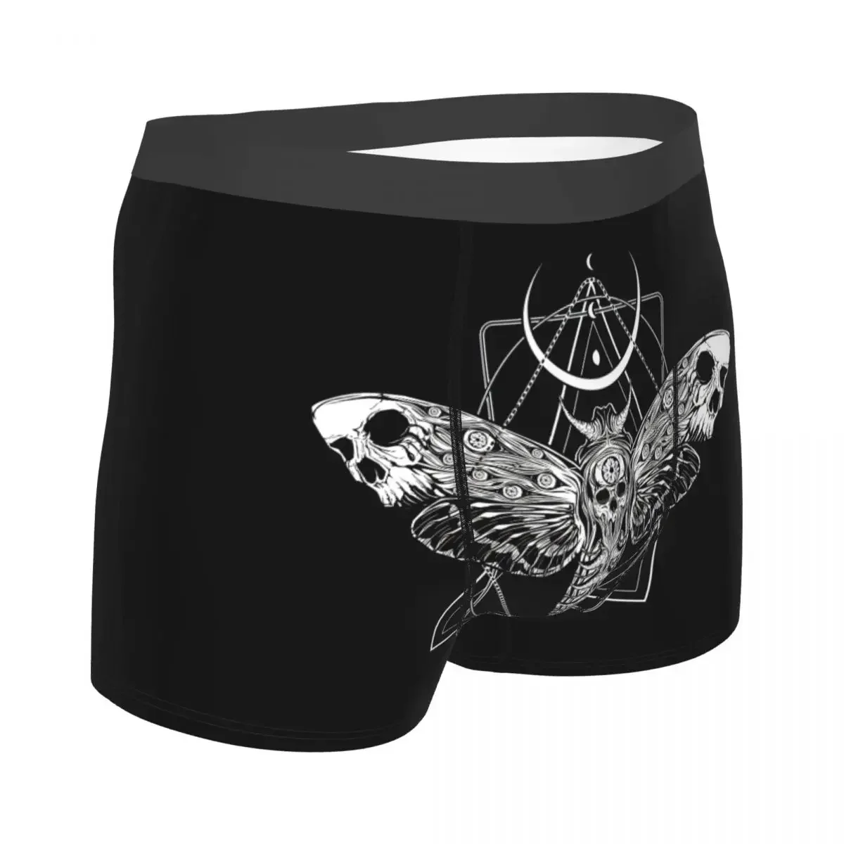 Surreal Death Moth Gothic Unterhose Homme Höschen Männliche Unterwäsche Belüften