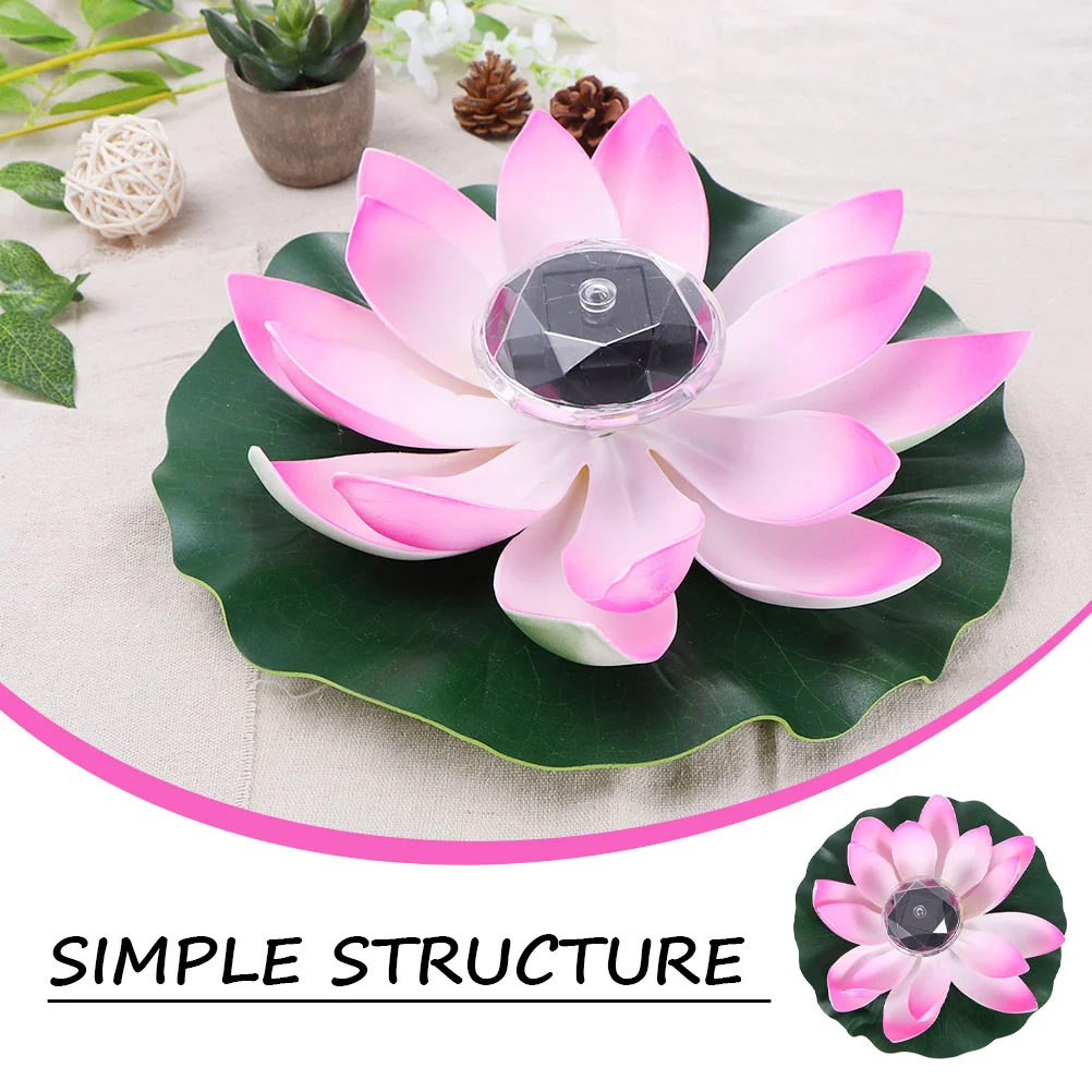 

2pcs Lotus Lights Unique Outdoor Landscape Lights Design Waterproof Floating Pond Lamps Outdoor Garden Lighting Gifts