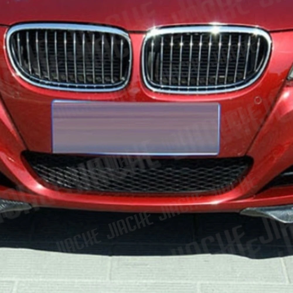 

JIACHE Carbon Fiber Car Front Bumper Lip Splitters for BMW 3 Series E90 E91 Base Sedan LCI 2006-2012 Apron Winglets Spoiler
