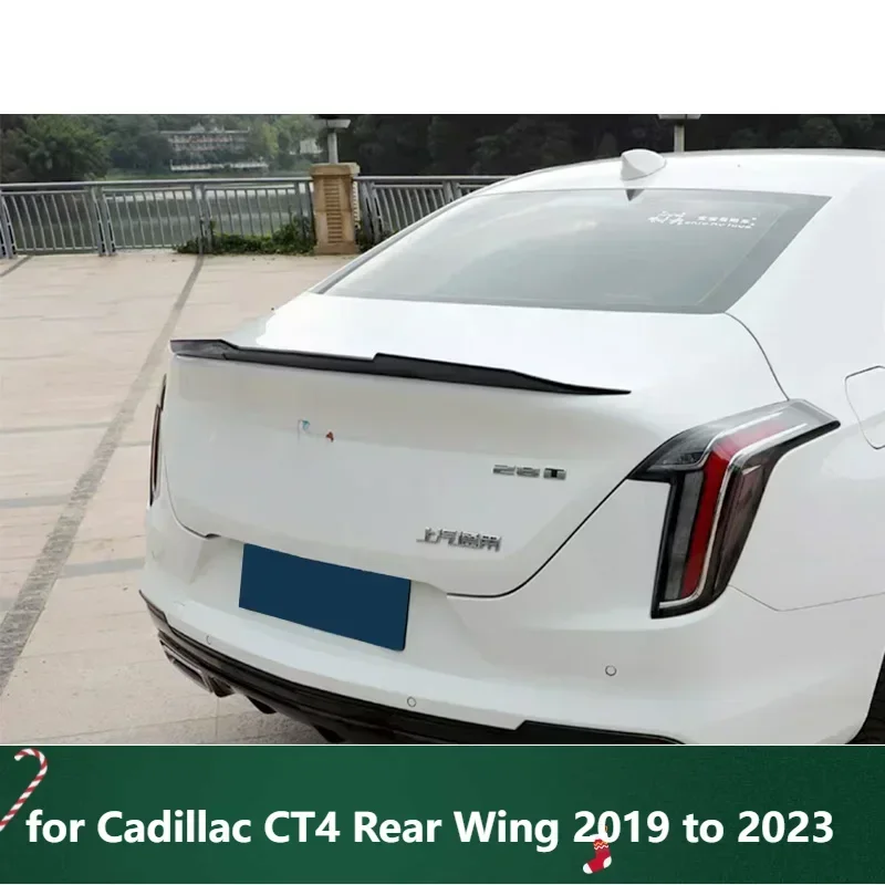 

New! Carbon Surface Spoiler for Cadillac CT4 Rear Wing 2019 to 2023 Tail Fin Accessories Transform the Style