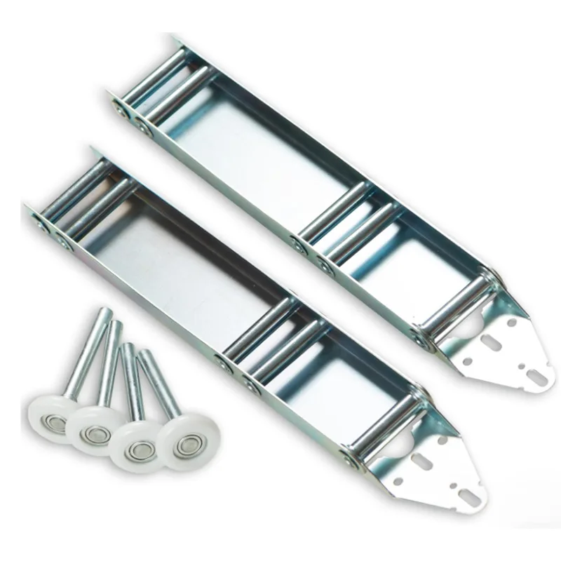 Garage Door Double Track Roller Set - Complete Replacement Kit with Rollers & Brackets for Smooth Quiet Operation