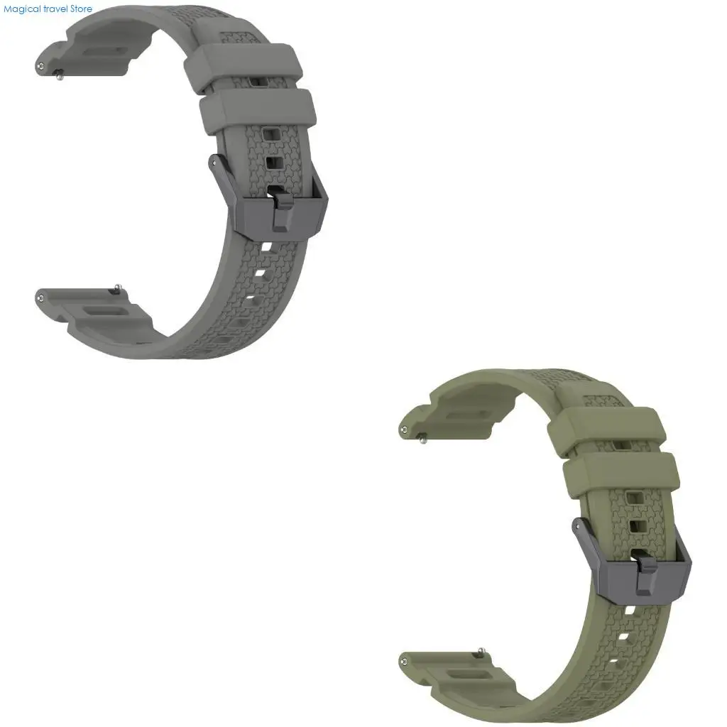 

N2UB Безопасный для кожи силиконовый ремешок 24 мм Плотно прилегающий к коже сменный силиконовый ремешок Модные обновления для