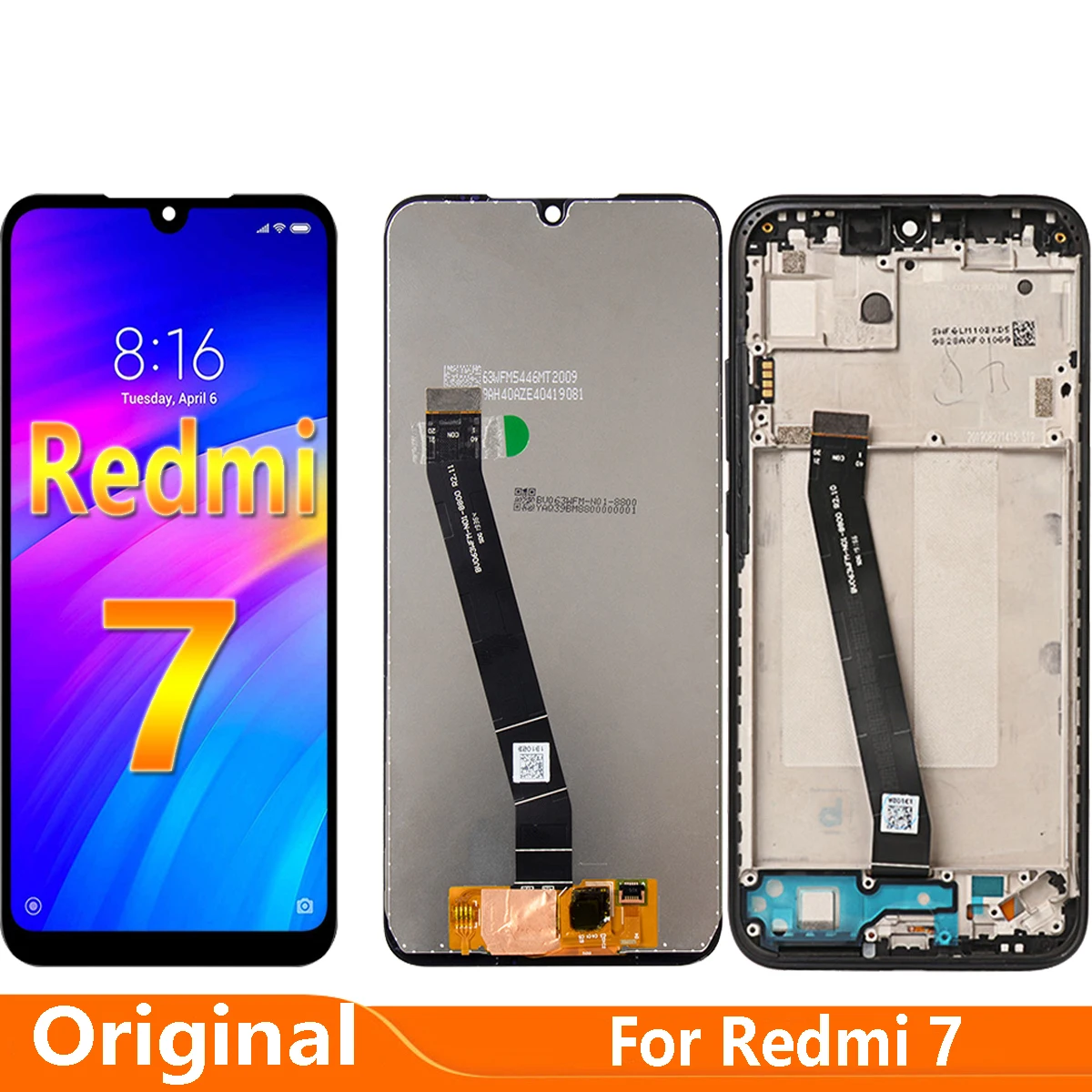 

Original Screen For Xiaomi Redmi 7 LCD Display Touch Digitizer Screen Replace For Redmi7 LCD Glass M1810F6LG M1810F6LH M1810F6LI