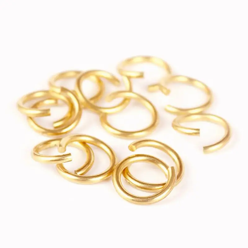 200 stks 4 Maten Gemengde Kleur Metalen Single Layer Open Link Jump Split Ringen Voor Sieraden Maken Bevindingen Diy Accessoires Groothandel