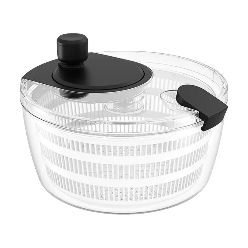 Manual Salad Spinner Fruit Spinner And Strainer Split Structure Lettuce Spinner With Bowl And Lid For Vegetable Fruit Dryer