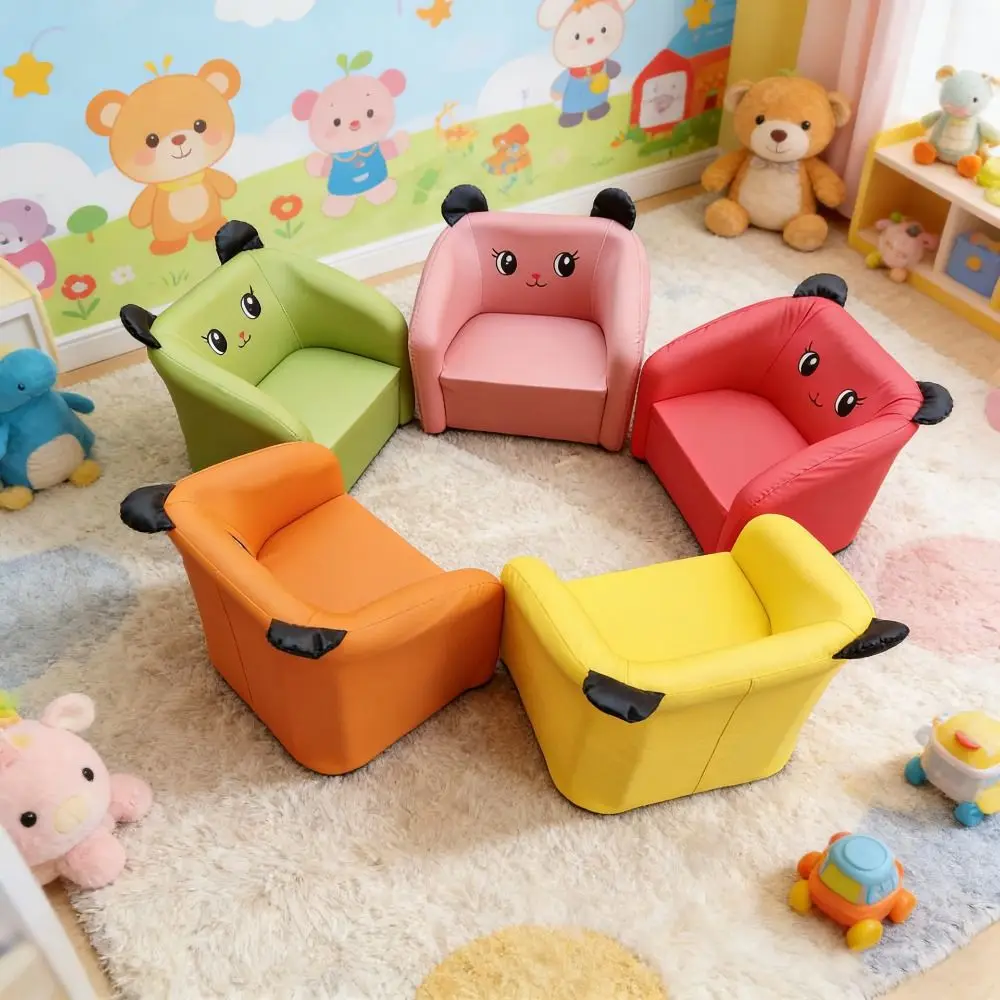Compact Size Sofa Chair -Friendly Size Cartoon Design Children Seating Furniture Lightweight Structure Small Couch Seat image 2