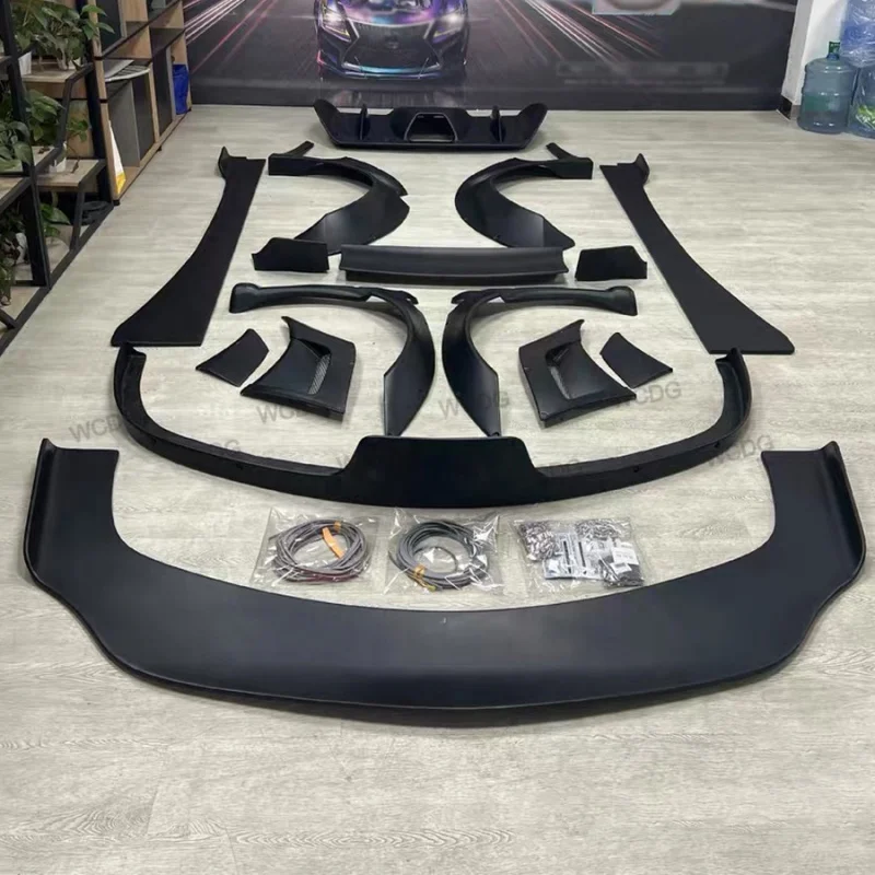 طراز FRP LB لسيارة فيراري F430، عجلة حاجز الشفة الأمامية، قوس الناشر الخلفي، مجموعة هيكل السيارة #3