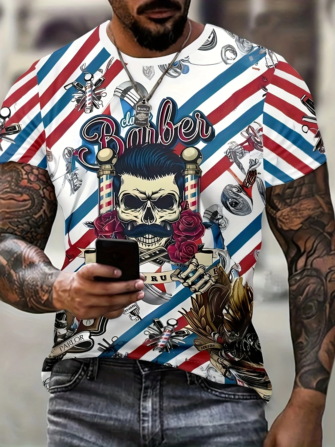

2024 New Summer Trendy Men's Avatar T-shirt