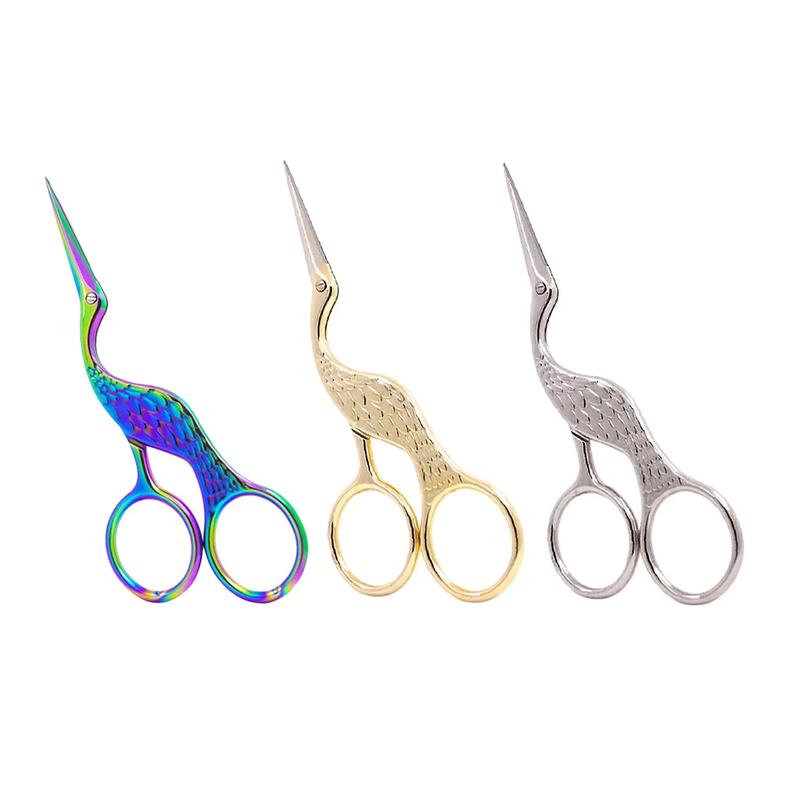 Stainless Steel Stork Scissors, Crane Design, Tailoring Scissors, Scissors, Dressmaker's Shears for Embroidery, Sewing