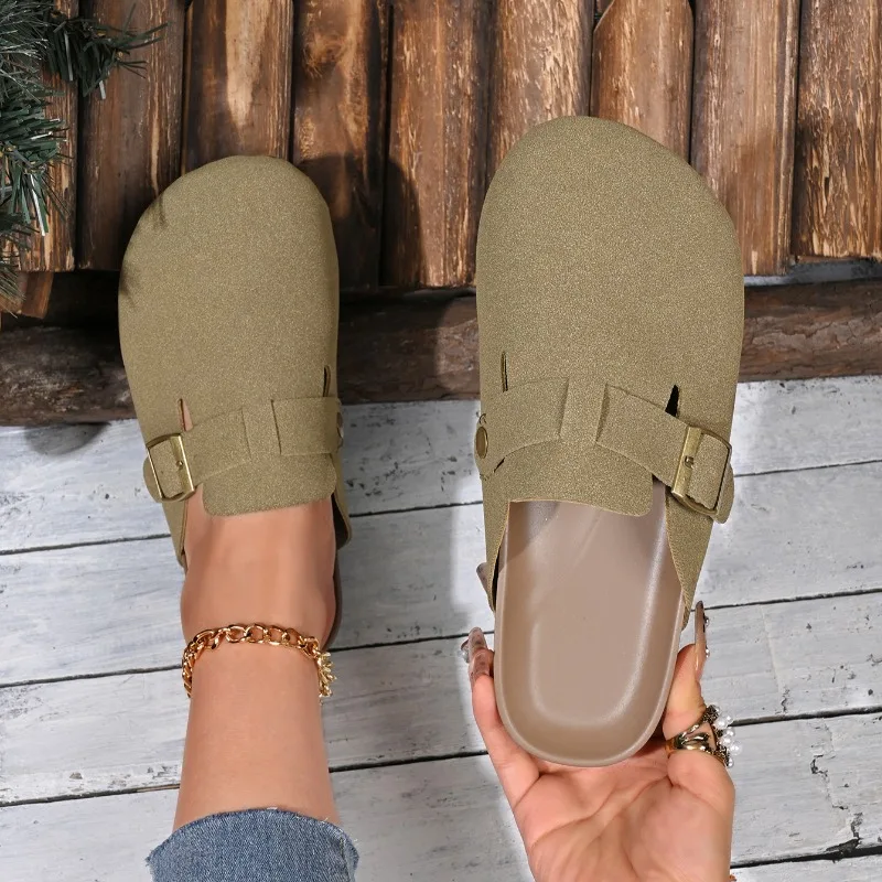 Clogs for Fashion Cork Mules Slippers Women Classic Fashion Cork for Outdoor Slippers with Arch Support Slippers Slides Women