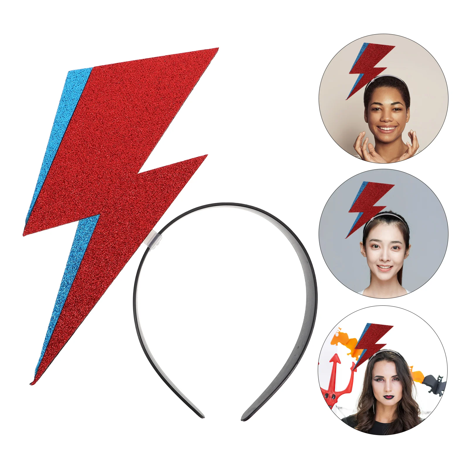 2 Pcs Funny Headband Party Decorations for Women Arrow New Years Photo Booth Props Girls Birthday Non-woven Fabric