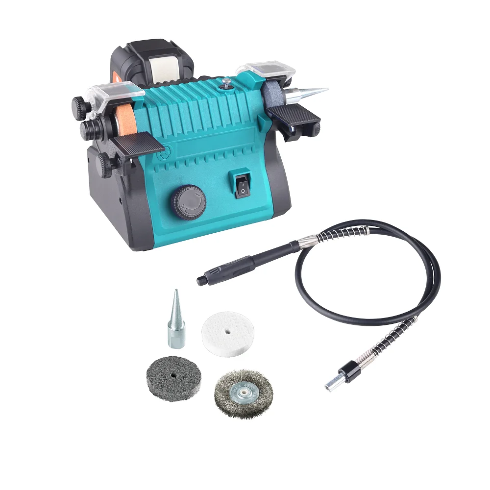 

New Trend Hot Sale 2 Inch Mini Portable 18 V/20V Benchtop Cordless Bench Grinder Machine Electric Knife Sharpener