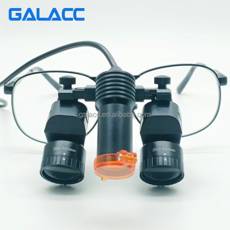 Dentisit Surgical 65000 Lux Led Headlight Headband Binocular Loupes Brightness Spot Ajustable Headlamp 3.5x