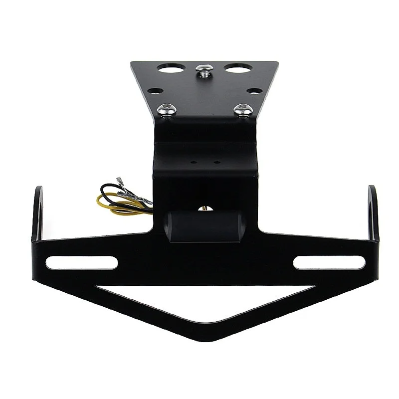 Motorcycle rear license plate holder with LED light license plate holder short tail bracket For HONDA CB650F CBR650F 2014-2021 2