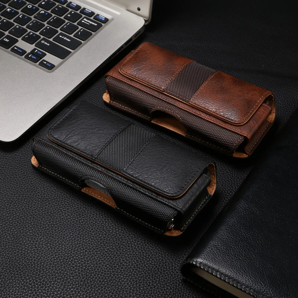 

Luxury Leather Belt Clip Case For Samsung Galaxy Z Fold 5 4 3 2 5G Pouch Waist Bag Holster Cell Phone Cover For Z Fold4 Fold3