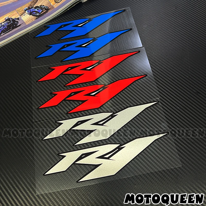 For YZF R1 YZF1000 YZFR1 Sticker Motorcycle Fairing Body Tank Pad Side Emblem Label Logo Decoration Reflective Decals Stickers
