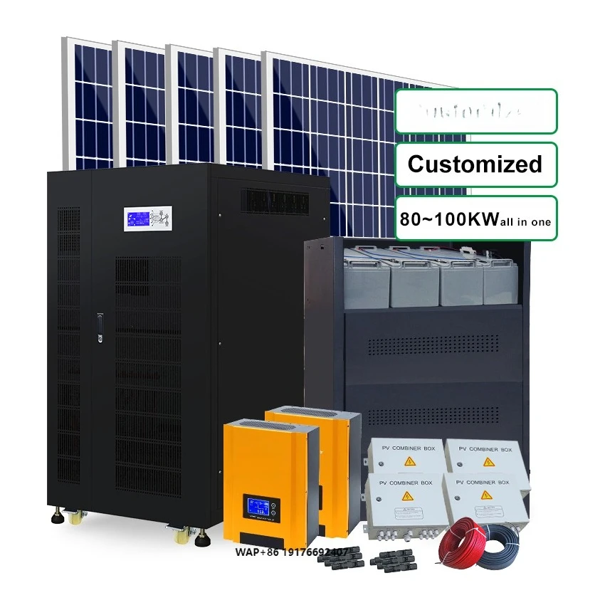 30kw off Grid Complete Set Solar Power System 3 Phase 40kw 60kw 80kw 50kw 100kw off Grid Solar Farm Panel Power System 50kw