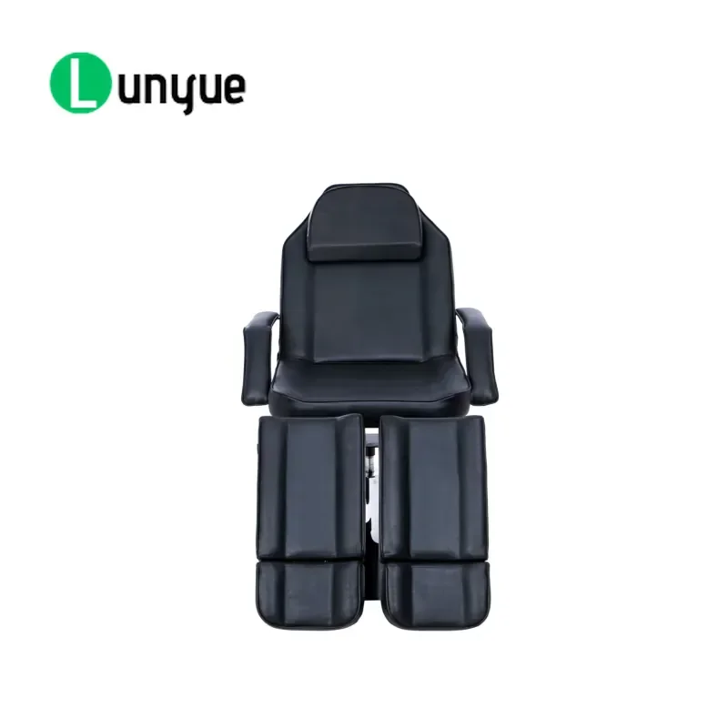 Modern Leather Beauty Bed Adjustable Rehabilitative Facial Massage Furniture Durable Comfortable Spa Treatment Table