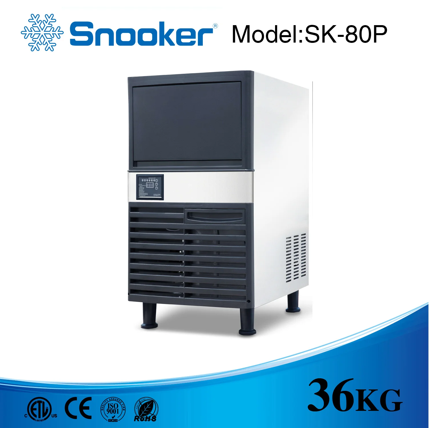 التجارية SK-80P 40 كجم/24H آلات صنع مكعبات الثلج صانع الثلج للشرب #2