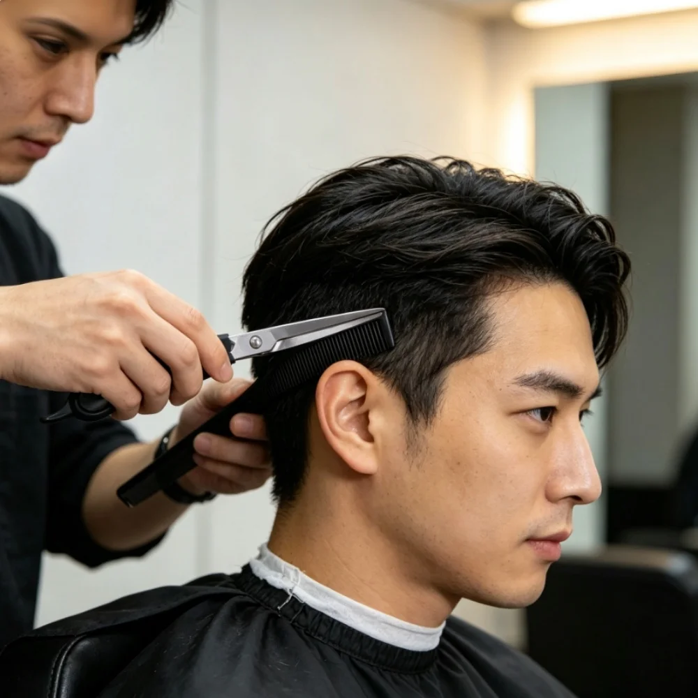 3-teiliges Professionelles Friseur-Scherenset 6 Zoll Haarschneidescheren & Effilierscheren Set mit Haarkamm, Friseur-Salon Haarstyling – Detail 6