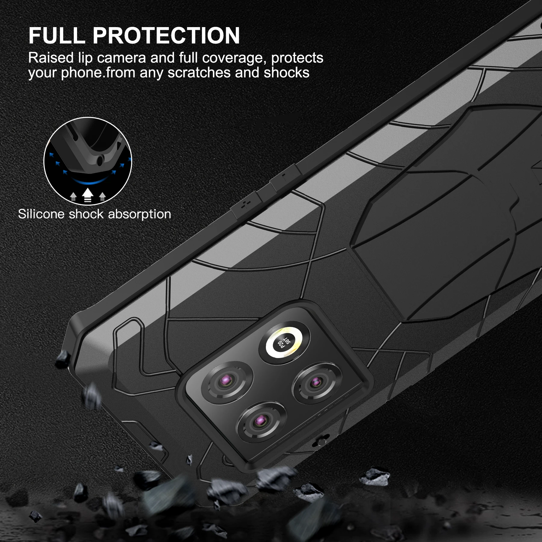 Oneplus 10 Pro 5G Metal Case Military Heavy Duty Shockproof Dropproof Dustproof Protective Cover for Oneplus 10 Pro 5G