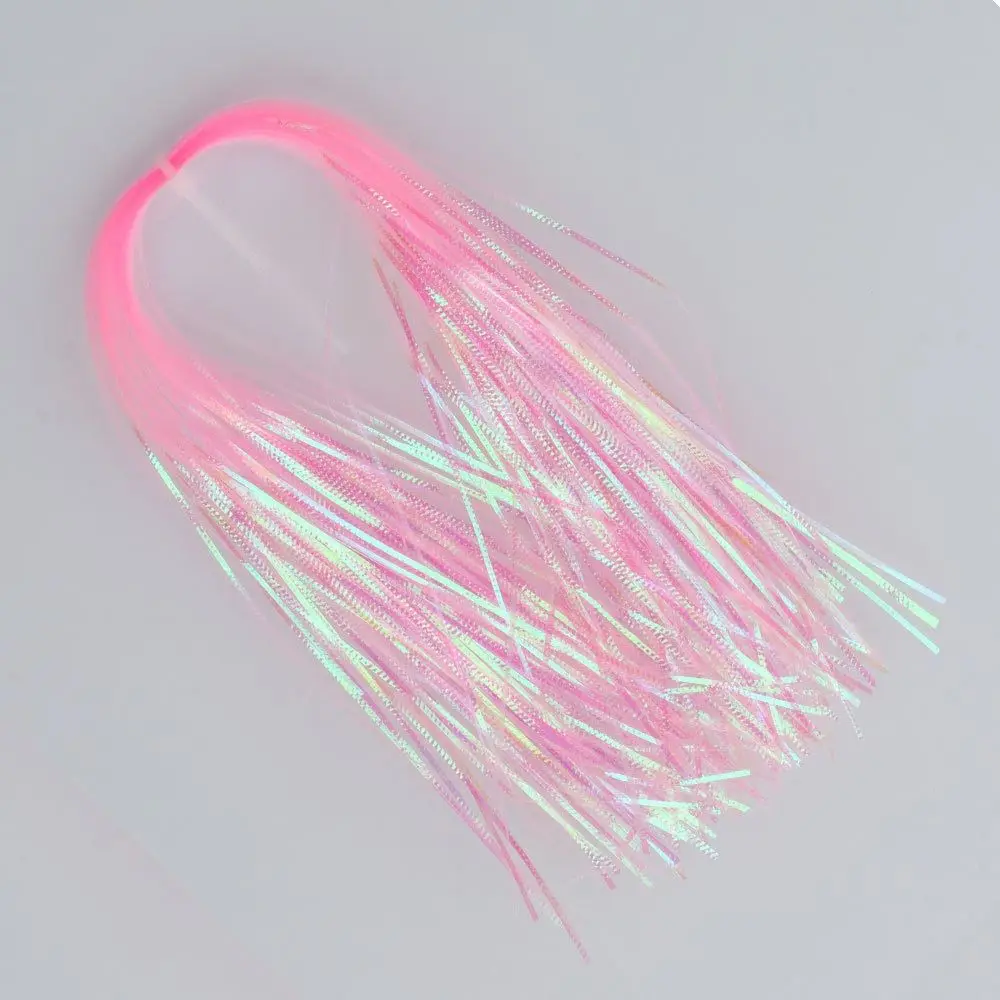 1Pack 1mm Width Corrugated Gliss Strands Saltwater Fishing Jig Hook Streamer Flies Tying Flash Tinsel Simulates Fish Scale - view 4