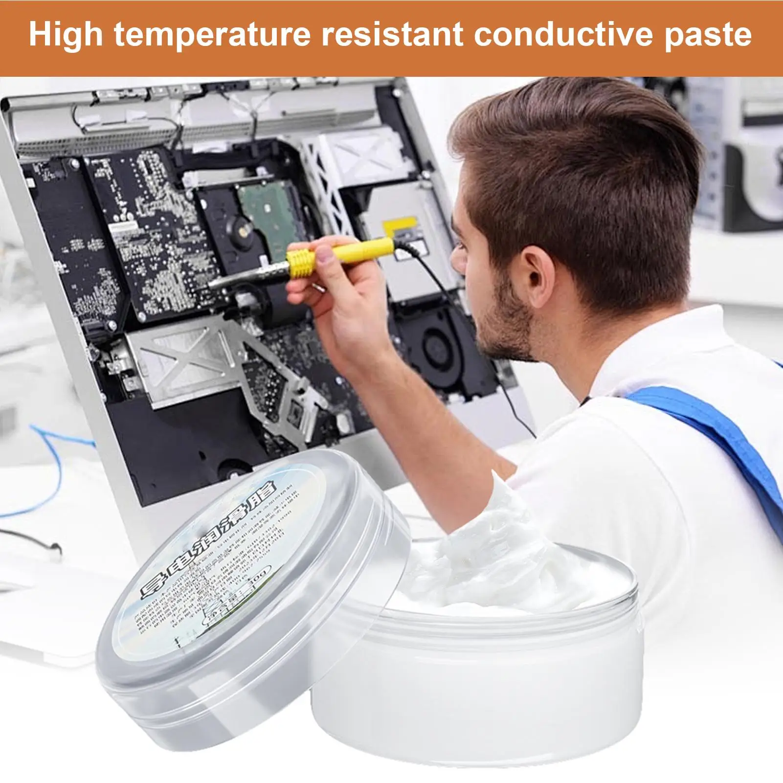 Electric Contact Grease Conductive Paste Electricity Compound Grease 30g Anti-rust for Car Electronics Household Appliances view 4