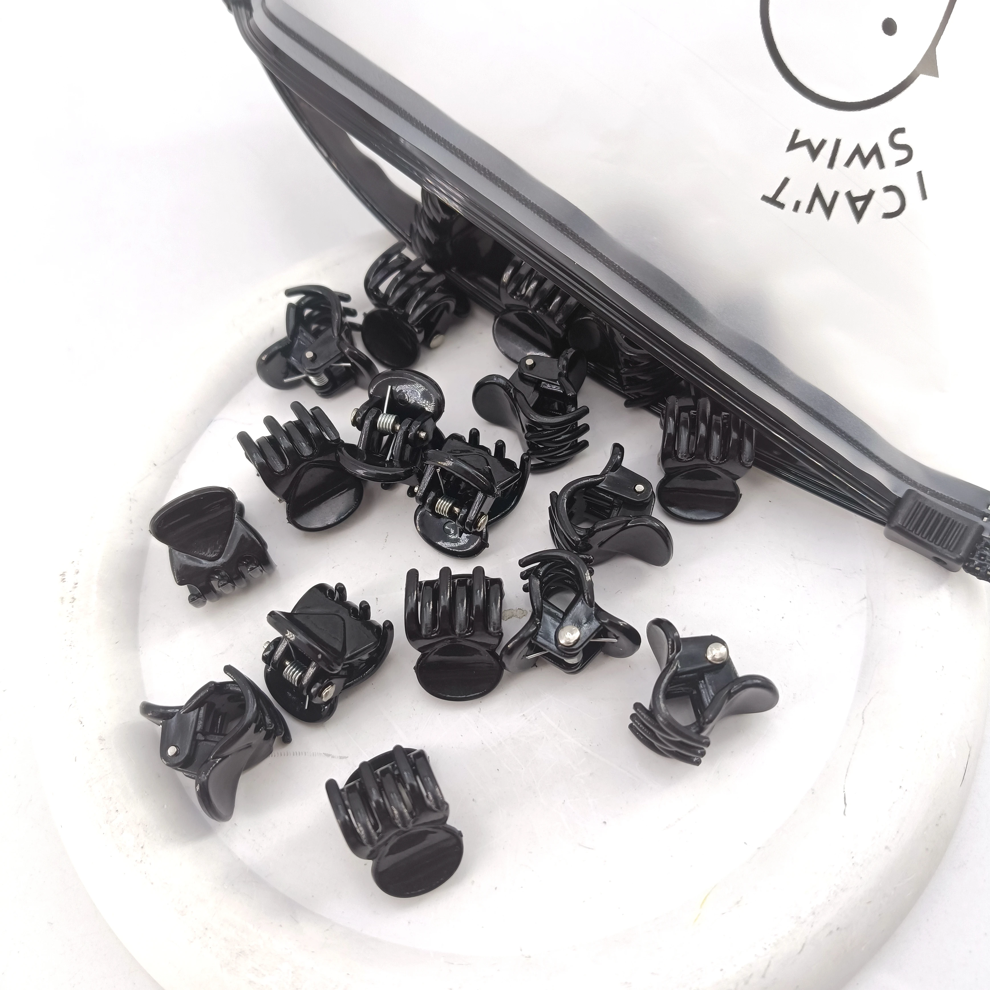 20 قطعة دبوس الشعر الأسود اللطيف مشبك شعر لفتاة النساء هدايا إكسسوارات الشعر دبوس الشعر اكسسوارات الفقرة El Cabello Mujer