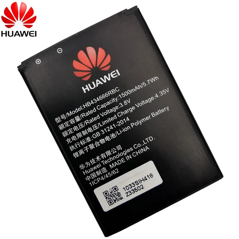 Huaweiルーター用Huawei電話バッテリー,100% オリジナル,hb434666rbc,1500mah,e5573,e5573s,E5573s-32, E5573s-320, E5573s-606, E5573s-806