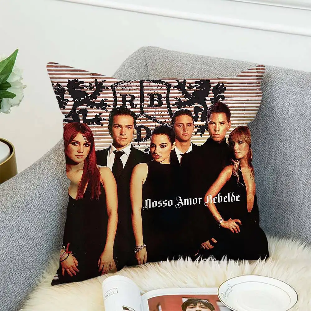 

RBD Autumn Pillow Case Double-Sided Printing Cushion Cover 45x45 Decorative Cushions Sofa Home Decor Soft Pillowcase