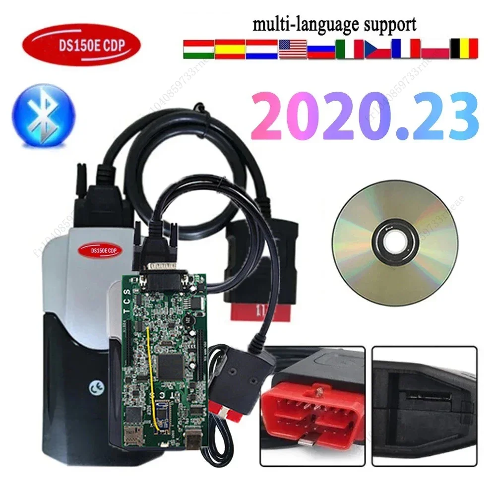 2023 Latest Scanner 2021.11 NEW Keygen Ds150e Cdp Pro With Bluetooth For TNESF DELPHIS ORPDC Obd2 Car Truck Diagnostic Tools