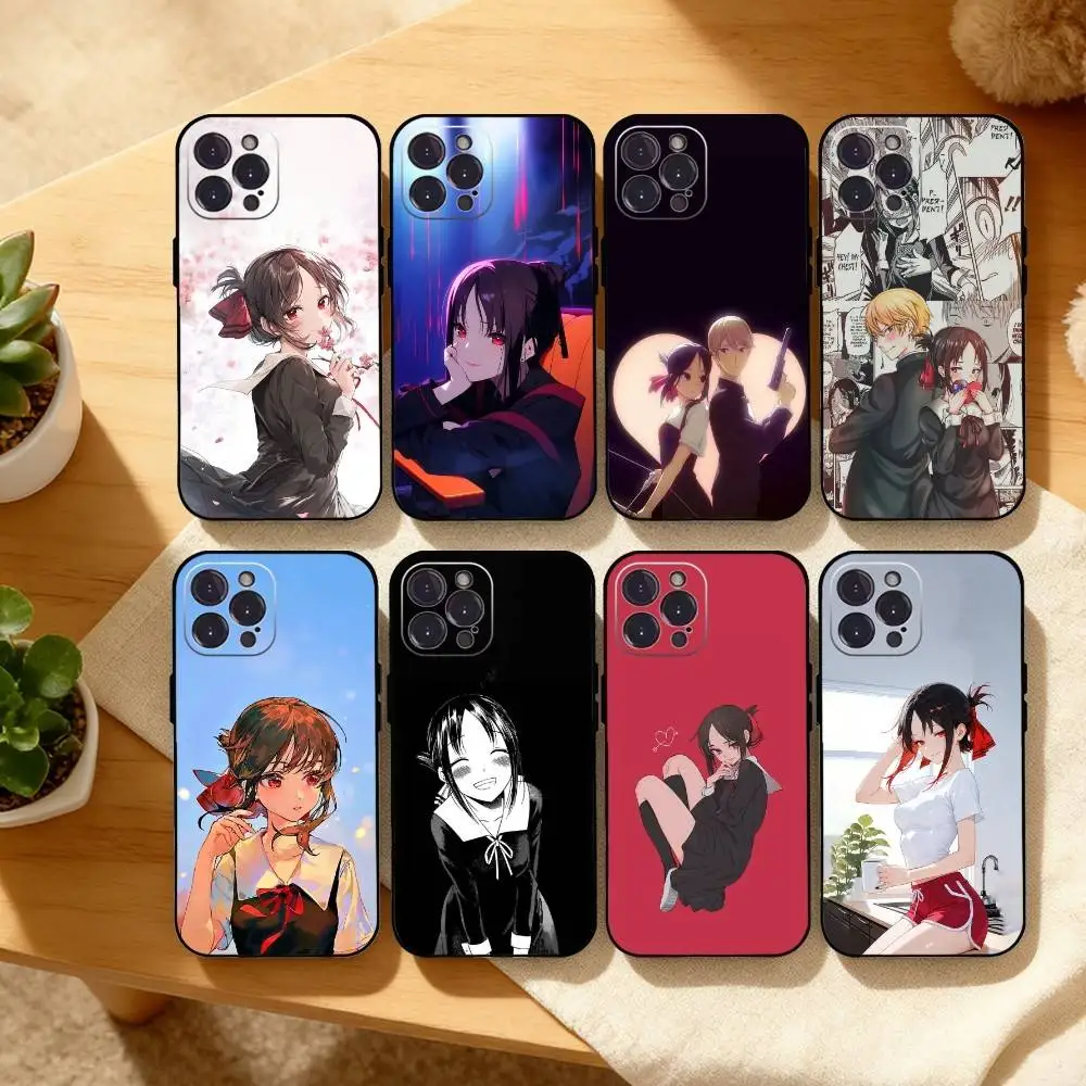 

1PC The Enchanting S-Shinomiya K-Kaguya Phone Case For iPhone17,16,15,14,13,12,Plus,Pro Max, 5G Others Soft Black Cover